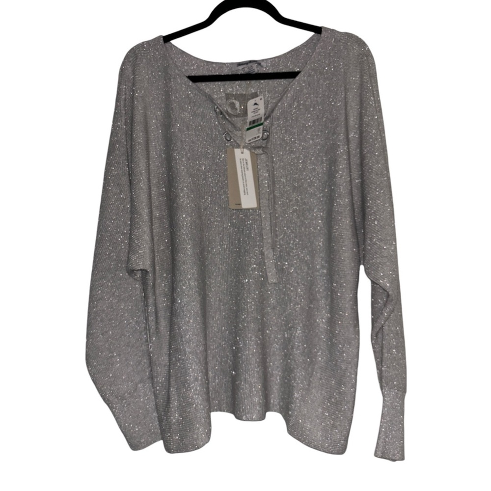 Tommy Bahama Shimmer Tie Front Pullover